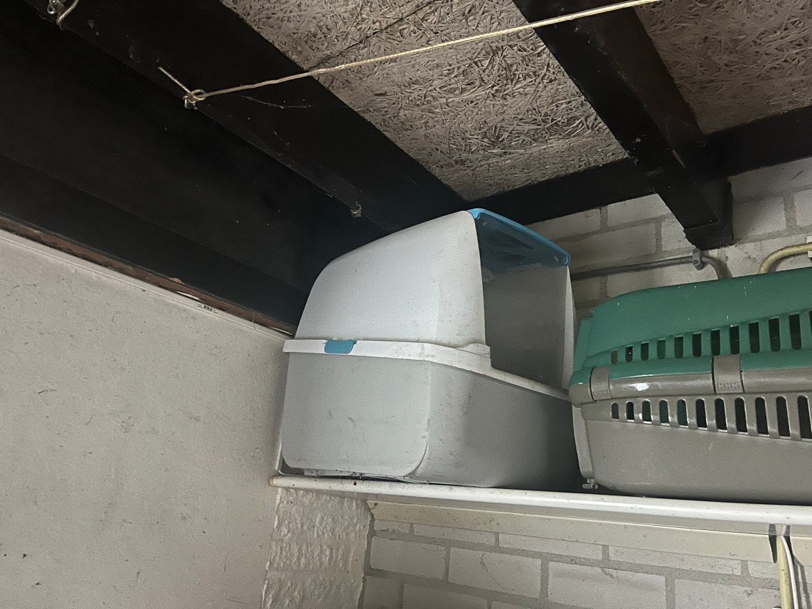 Kattentoilet, Ophalen, Gebruikt