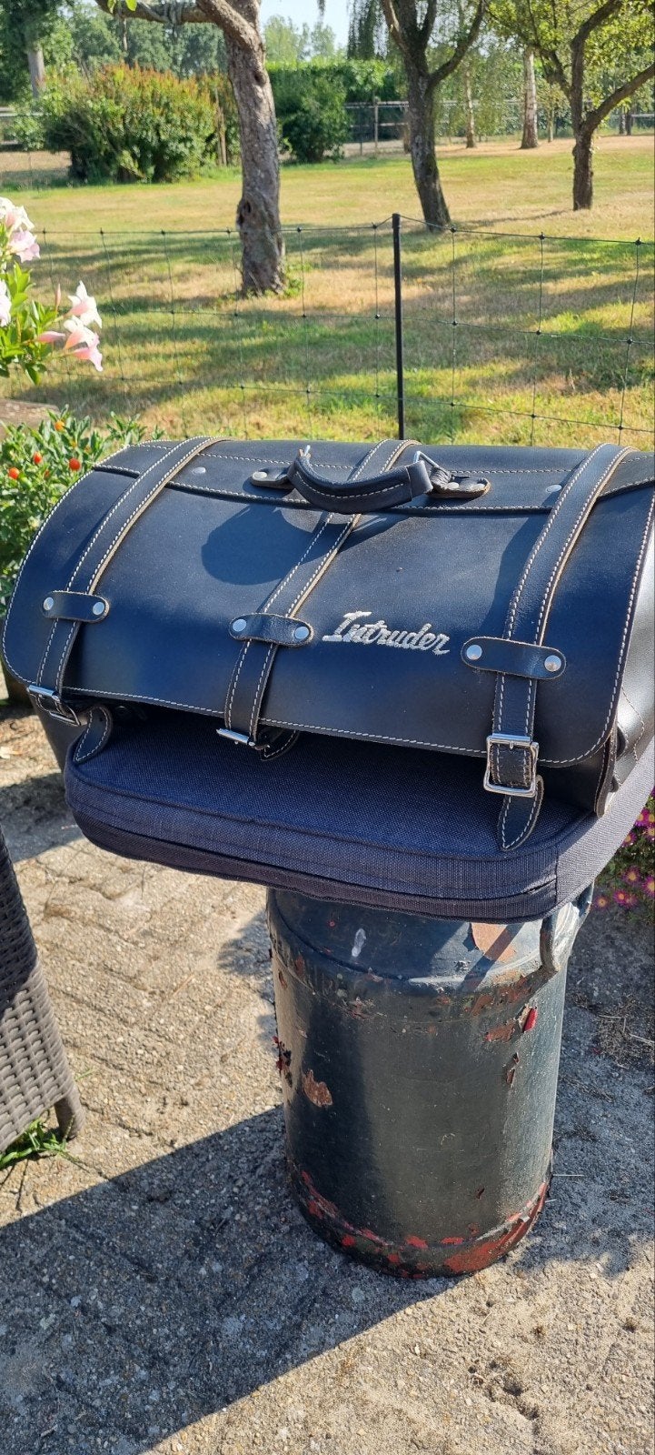 Ledrie Intruder motortas gebruikt., Ophalen of Verzenden, Gebruikt