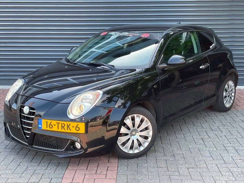 Alfa Romeo MiTo 1.3 JTDm ECO Distinctive Leder | Navi | Pdc, Auto's, Alfa Romeo, Voorwielaandrijving, Euro 5, Gebruikt, Zwart