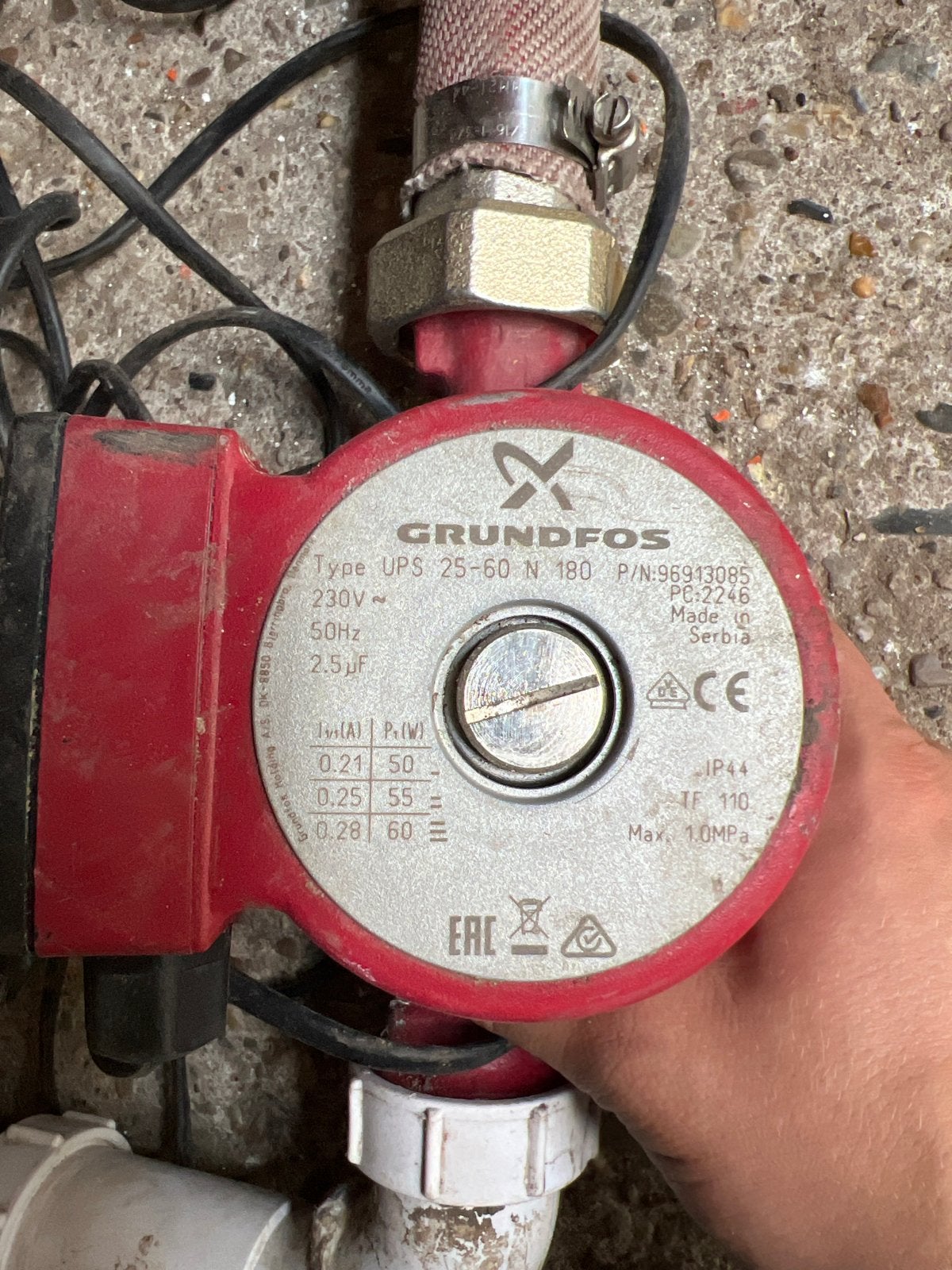 Grundfos UPS 25-60 N 180 circulatiepomp, Minder dan 30 cm, Overige typen, Minder dan 60 cm, Ophalen of Verzenden
