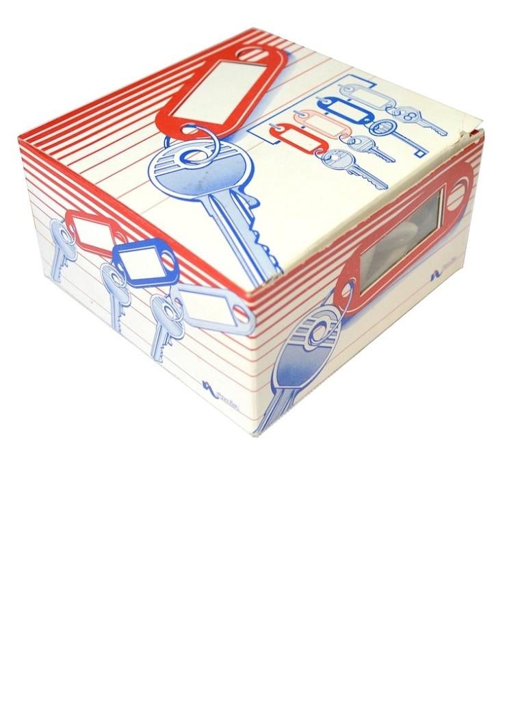 Labels sleutel-labels, Ophalen of Verzenden, Zo goed als nieuw, Wit, Kunststof