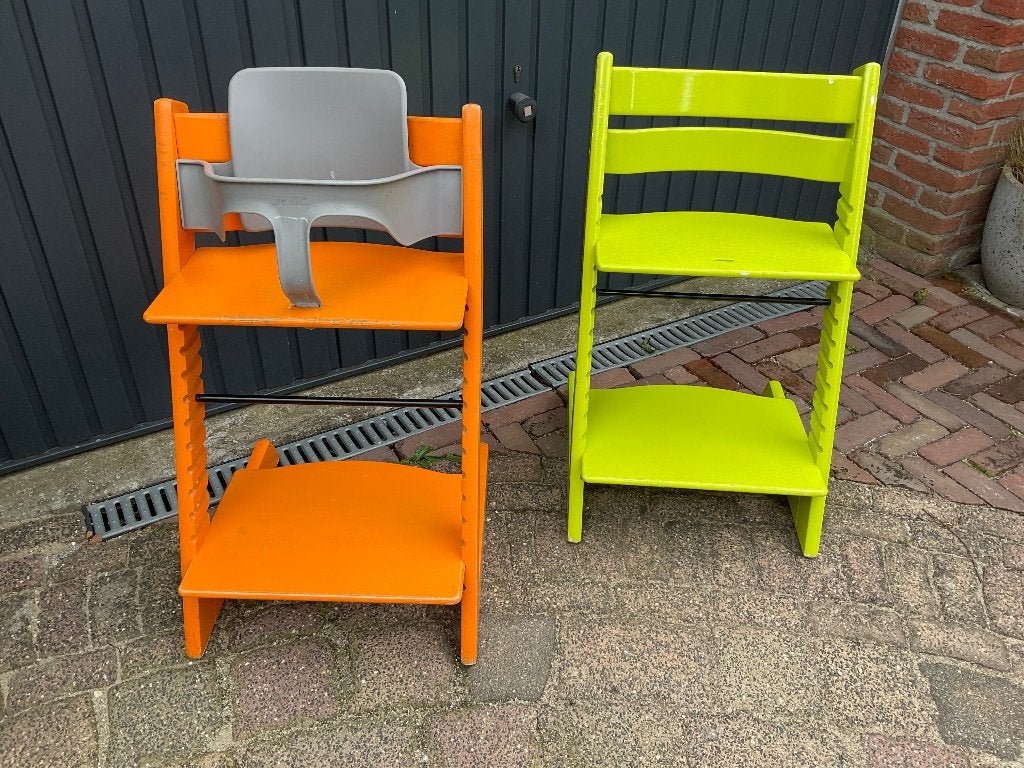 Tripp Trapp kinderstoelen, Ophalen of Verzenden, Gebruikt, Meegroeistoel, Stoelverkleiner