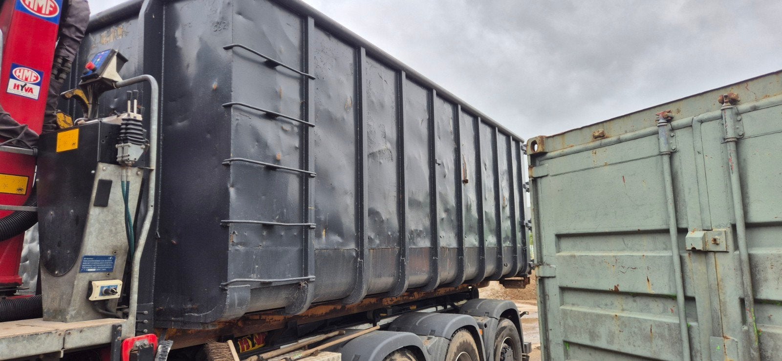 30 m3 containerbak, Ophalen, Gebruikt