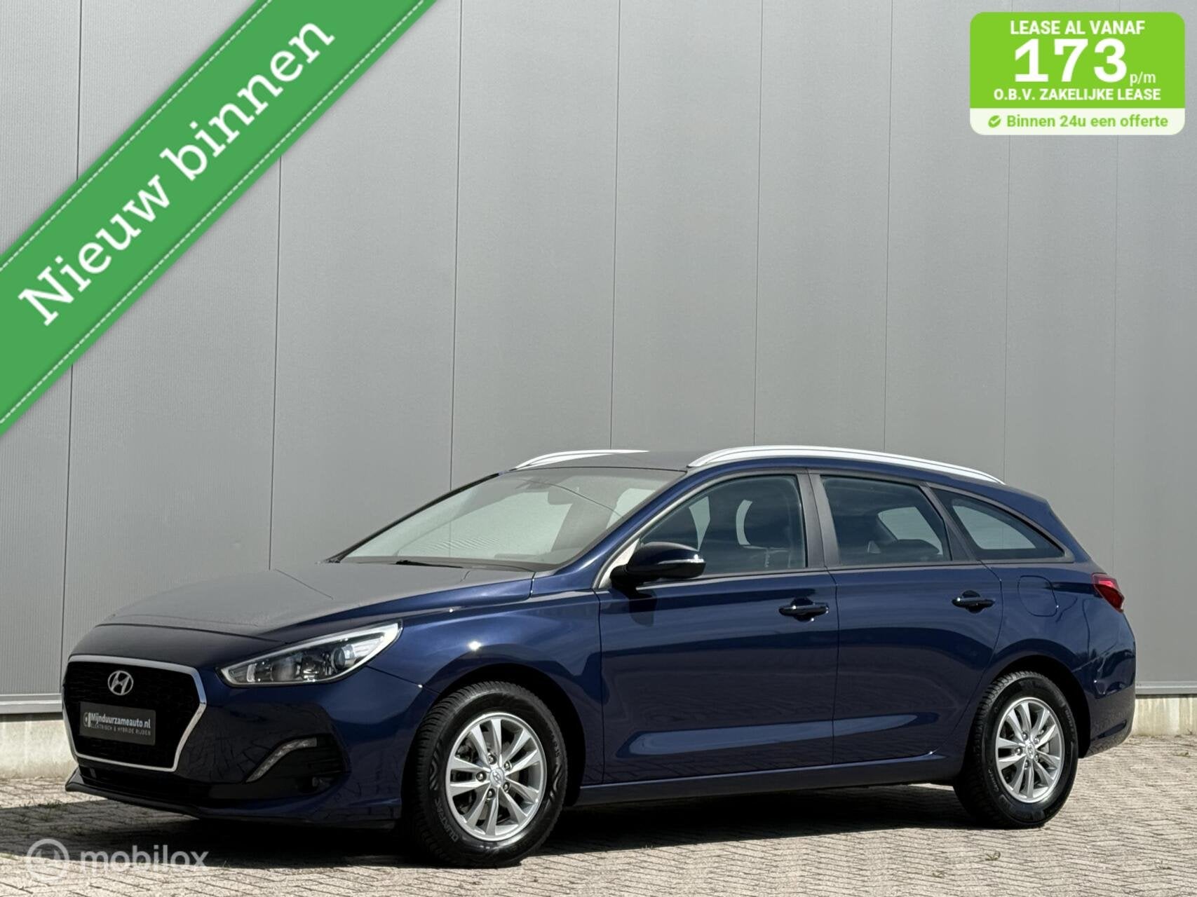 Hyundai i30 Wagon 1.0 T-GDI i-Motion, Camera dealer, cruise, Auto's, Voorwielaandrijving, Stof, Gebruikt, Blauw