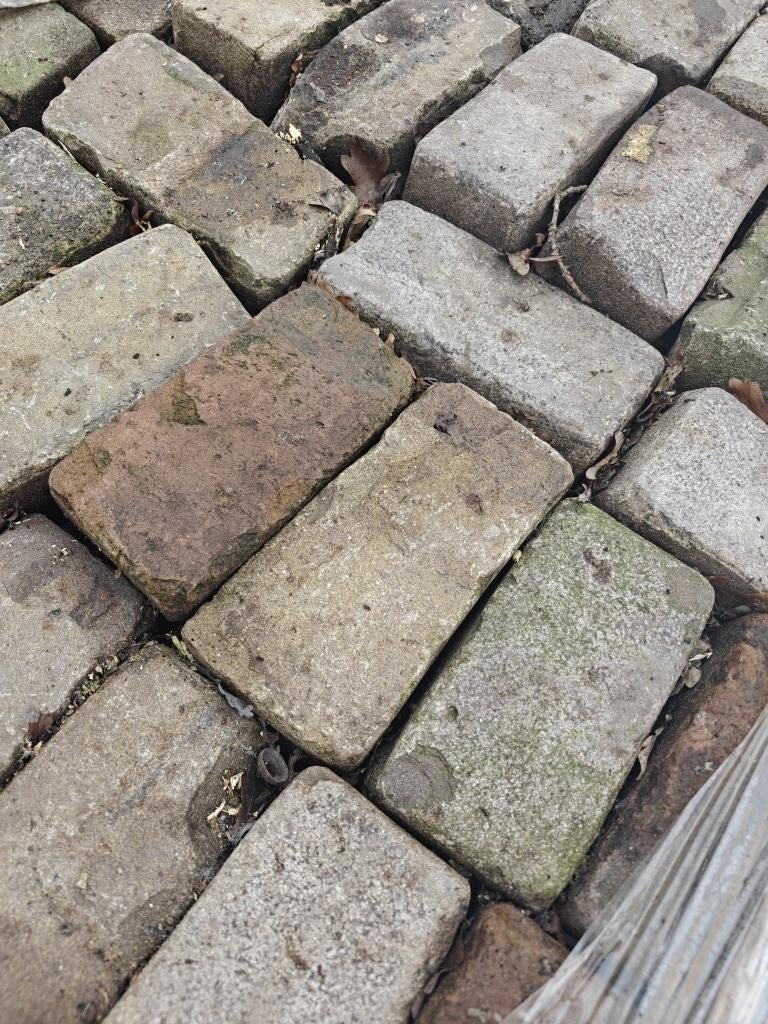 Oud gebakken Klinkerkeien genuanceerd K8, Ophalen, Gebruikt, Keramiek, Klinkers