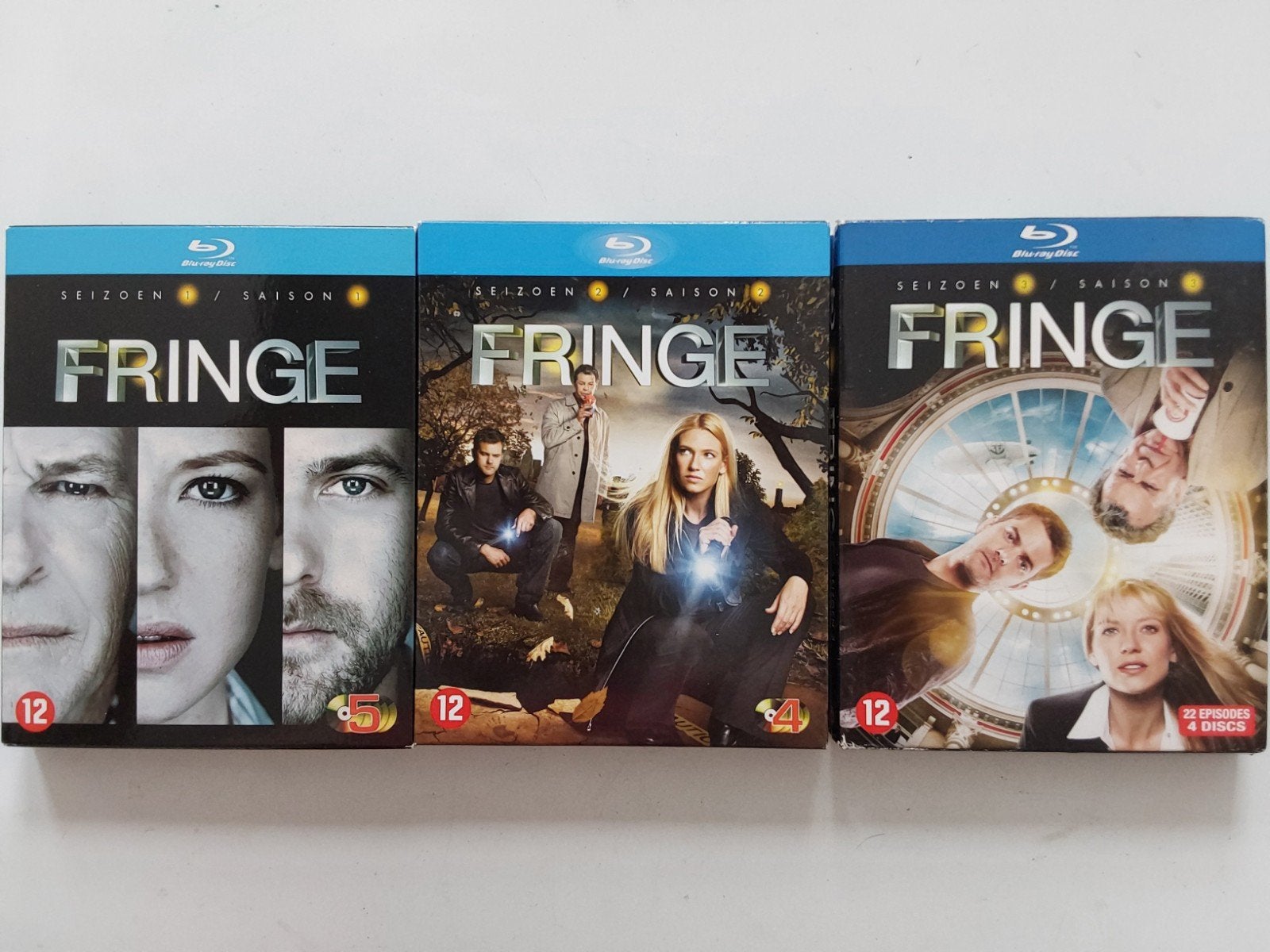 Fringe seizoen 1 + 2 + 3, Engels, Nederlands, Ophalen of Verzenden, Zo goed als nieuw