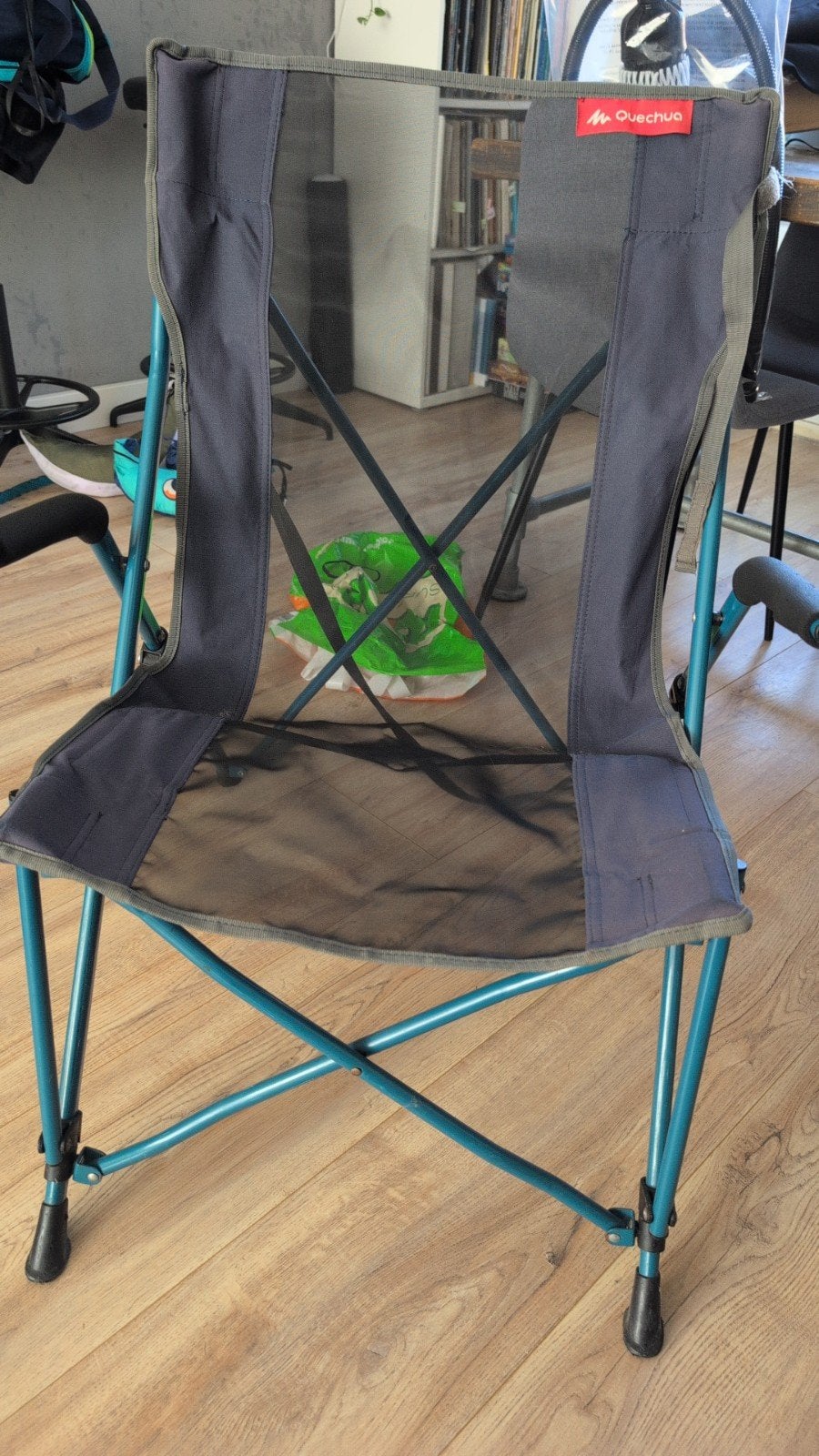 Compacte Decathlon kampeerstoelen - Nog prima te gebruiken, Ophalen, Gebruikt, Campingstoel