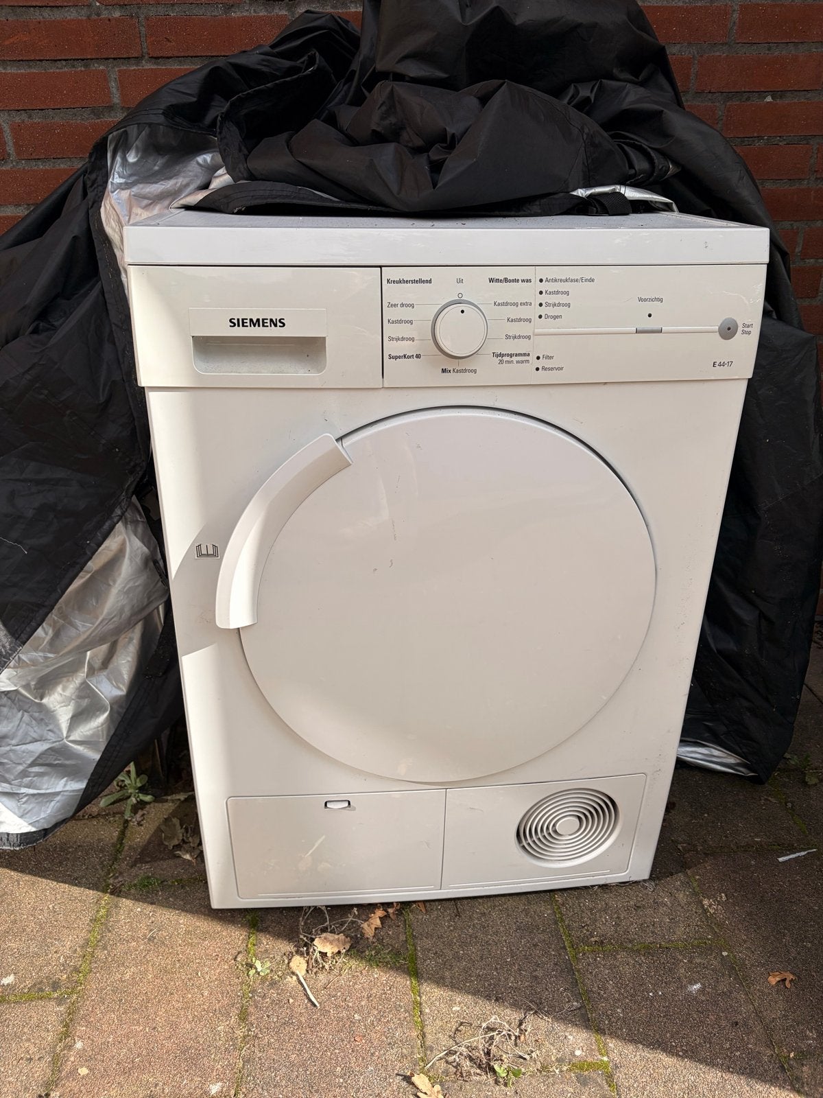 Siemens droger gratis af te halen