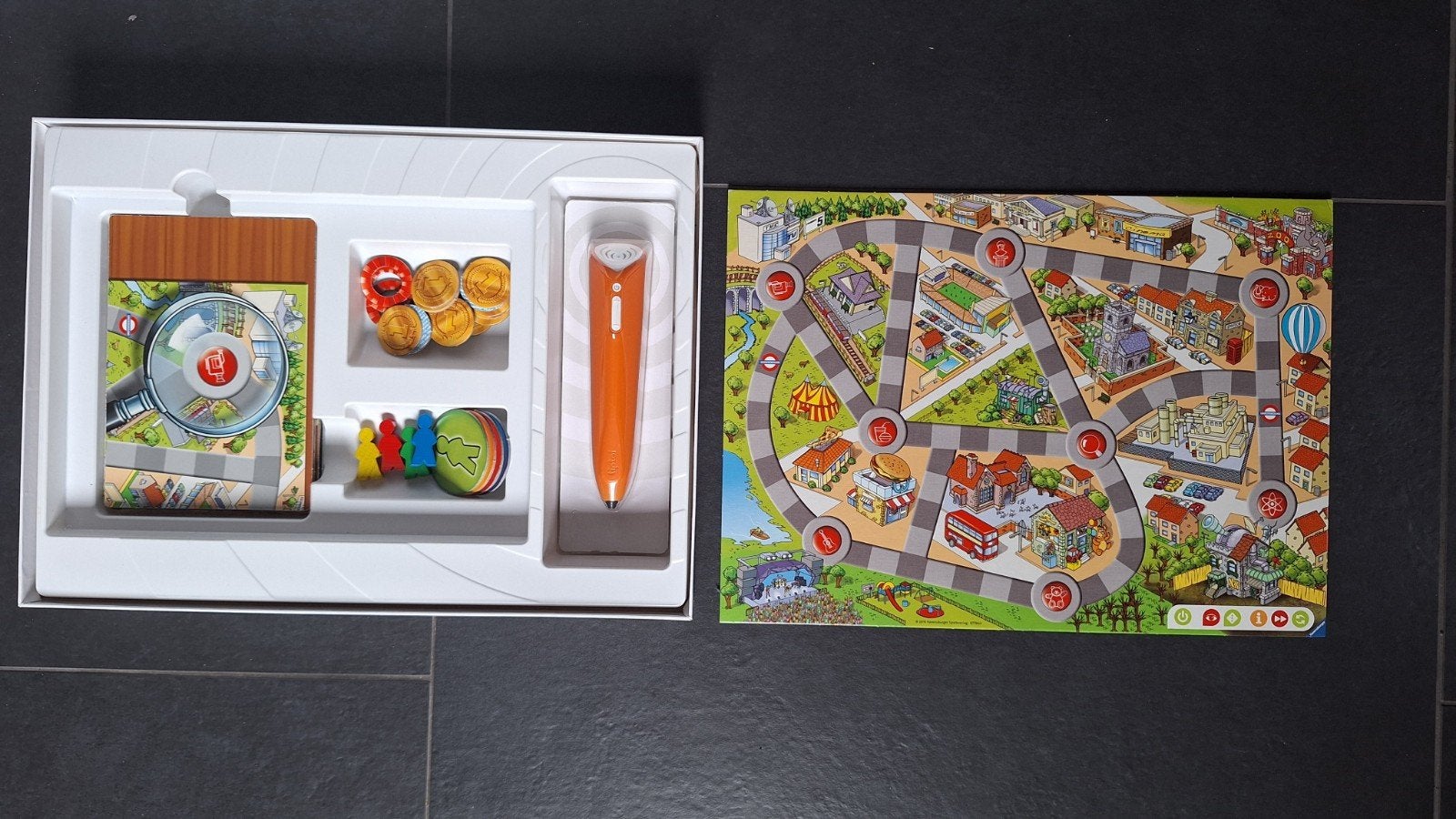 Tiptoi Starterset Engels Detective Spel met Pen, Ophalen of Verzenden, Gebruikt, Ravensburger