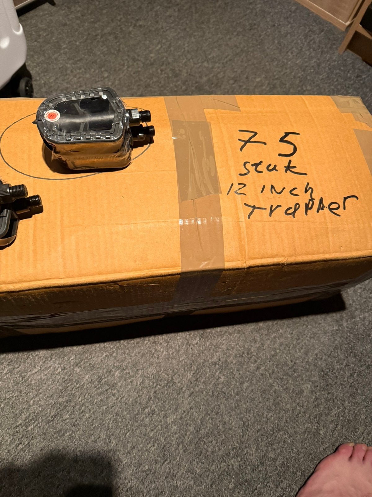 12 inch fiets trappers nieuwe 75 stuk, Ophalen, Zo goed als nieuw