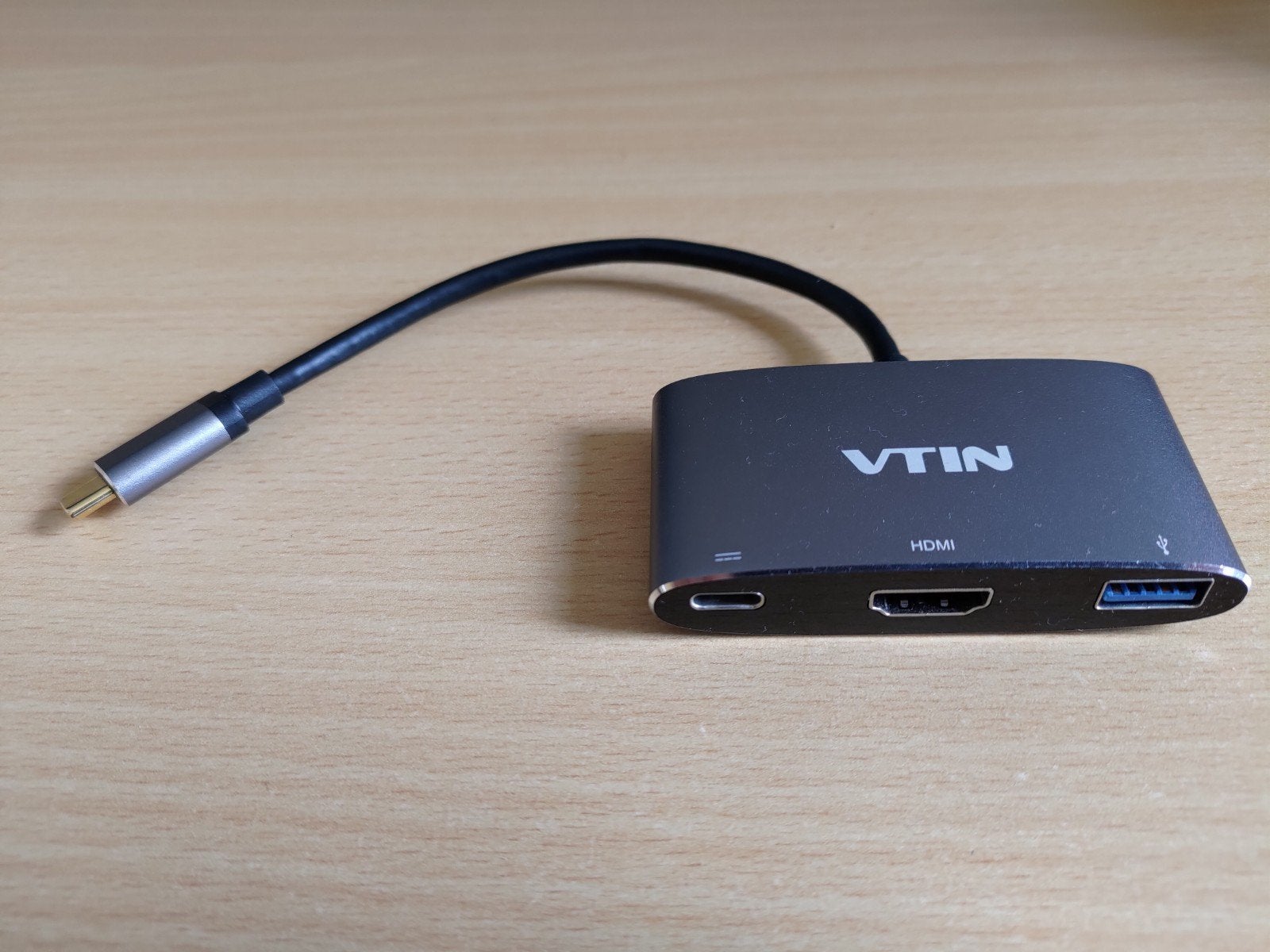 VTIN VVC9H USB-C naar HDMI/USB3.0/Type-C/F Adapter, Ophalen of Verzenden, Zo goed als nieuw