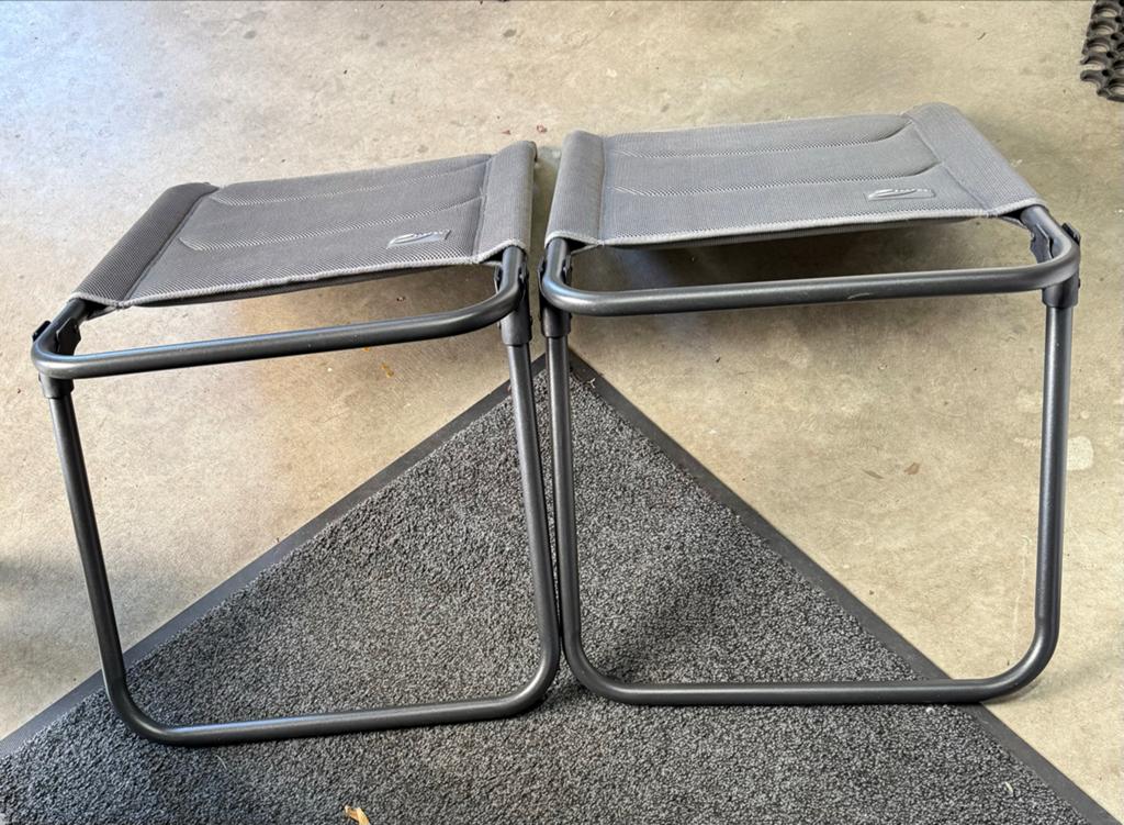 Bandani voetenbankjes - ideaal voor extra comfort, Ophalen, Minder dan 50 cm, Gebruikt, Metaal