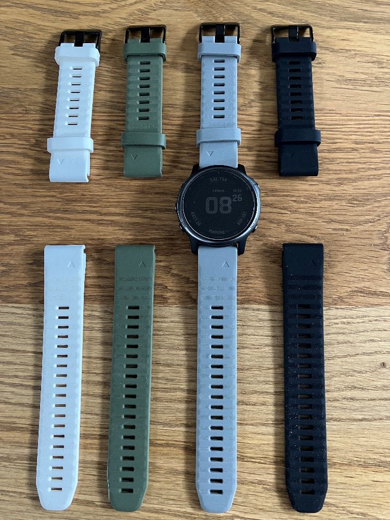 Garmin Horlogebandjes, Sieraden, Tassen en Uiterlijk, Sporthorloges, Carmin, Zwart, Nieuw, Ophalen of Verzenden