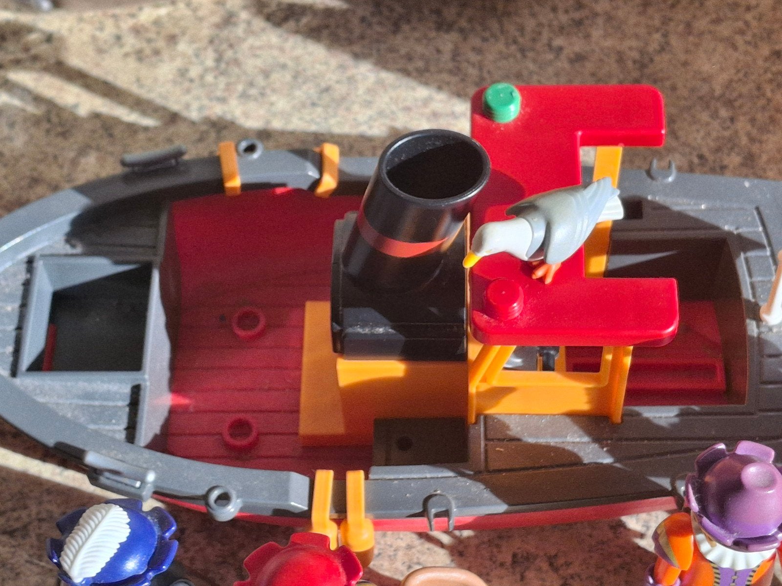 playmobil Sinterklaas stoomboot met veel extra's, Ophalen of Verzenden, Gebruikt