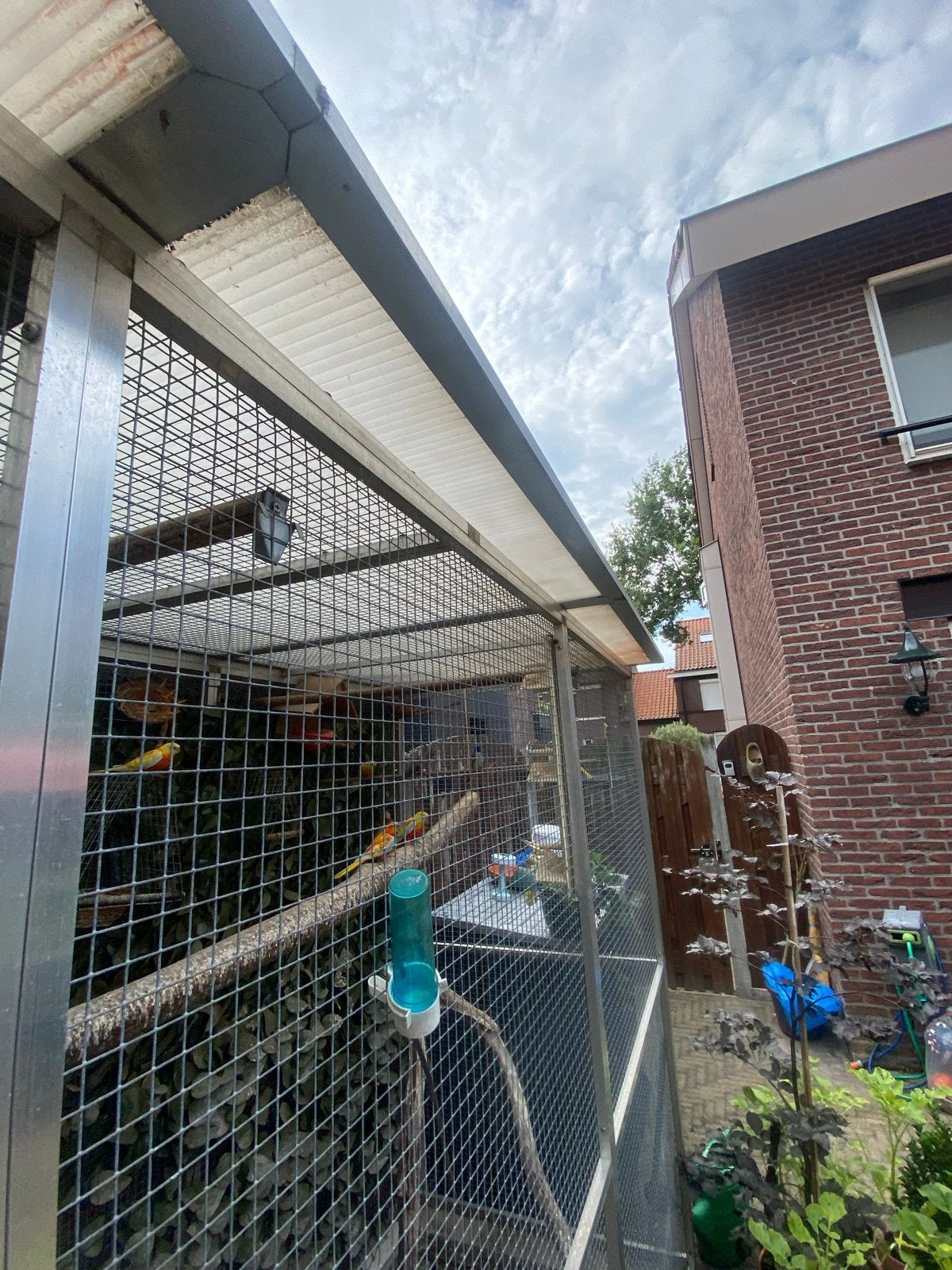 Mooie onderhouds vriendelijke voliere met stevig gaas, Ophalen, Aluminium, Volière