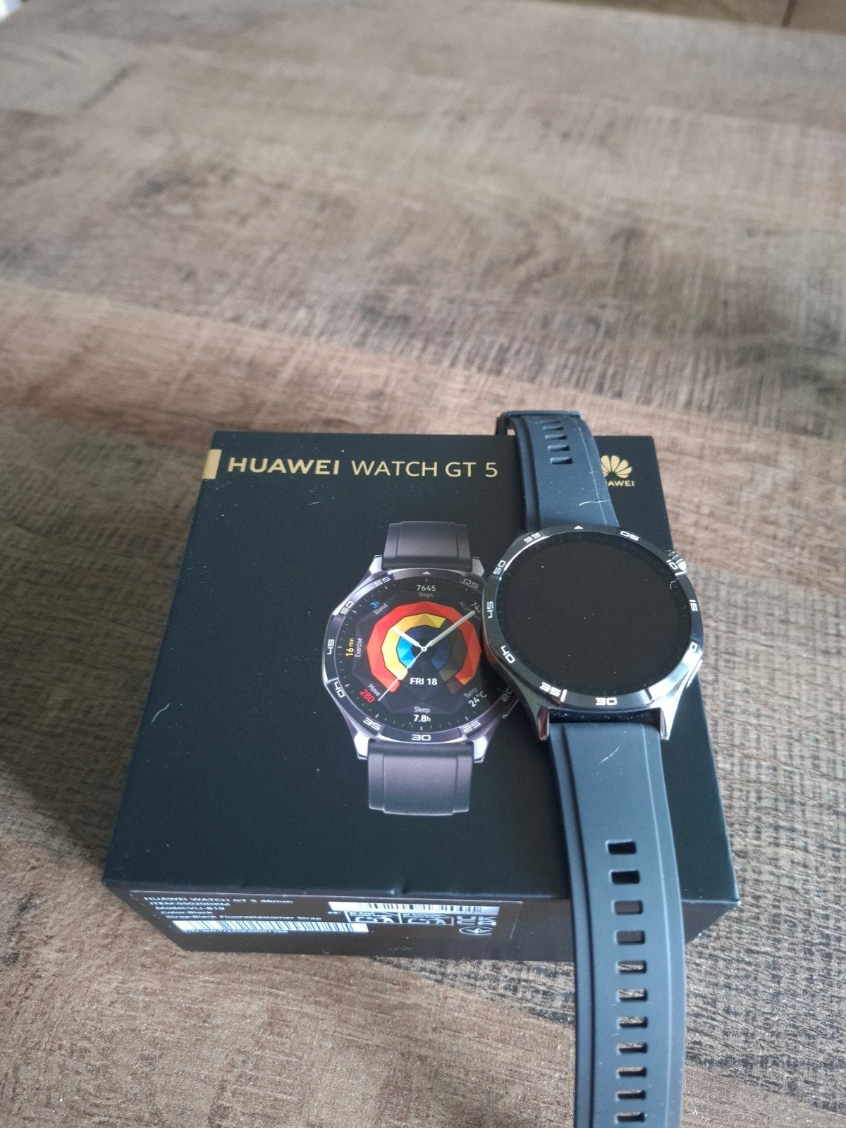 Huawei Watch GT 5 Smartwatch, Ophalen, Zwart, Zo goed als nieuw, Waterdicht