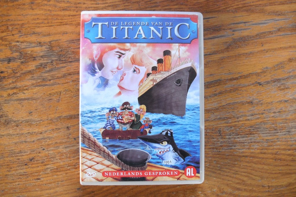 DVD: De legende van de Titanic. Nederlands Gesproken., Avontuur, Alle leeftijden, Ophalen of Verzenden, Zo goed als nieuw