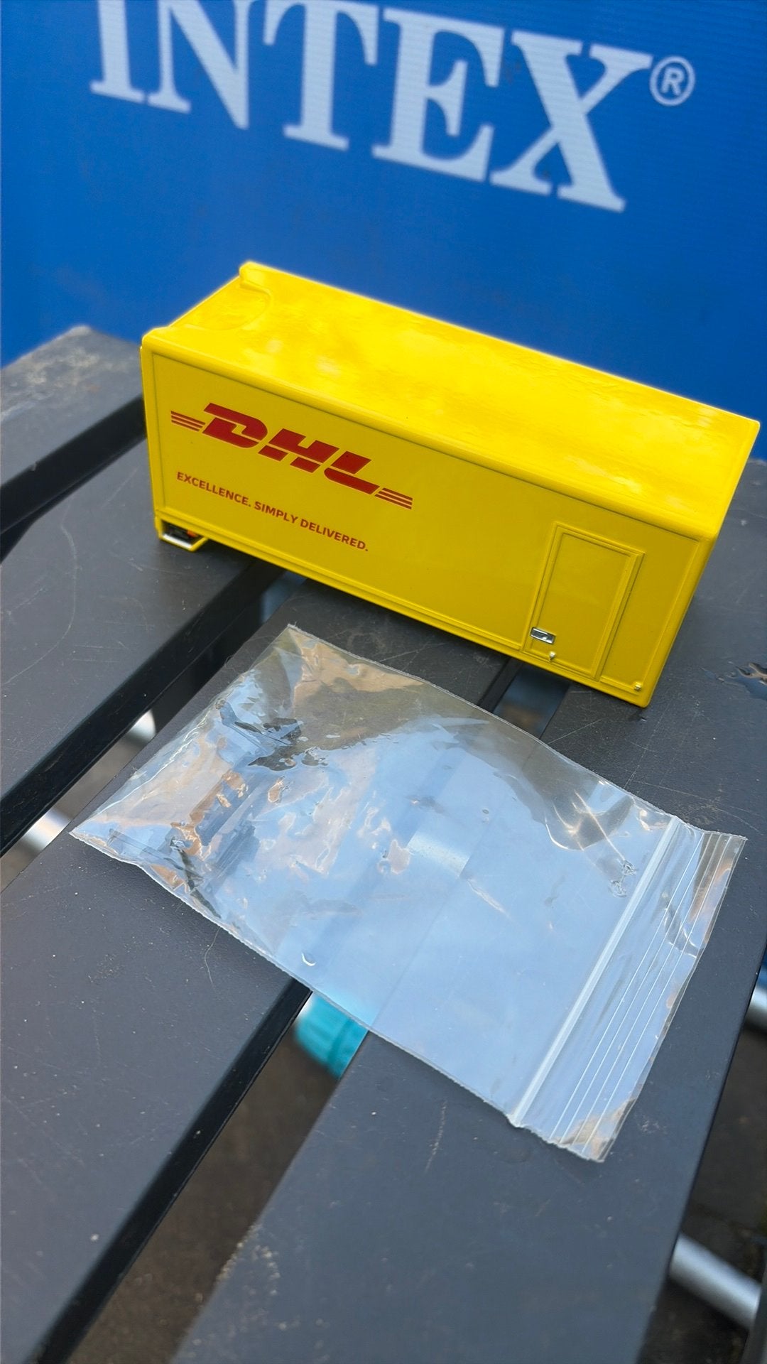 Laadbak 1/50 dhl, Ophalen of Verzenden, Zo goed als nieuw, Bus of Vrachtwagen, Overige merken