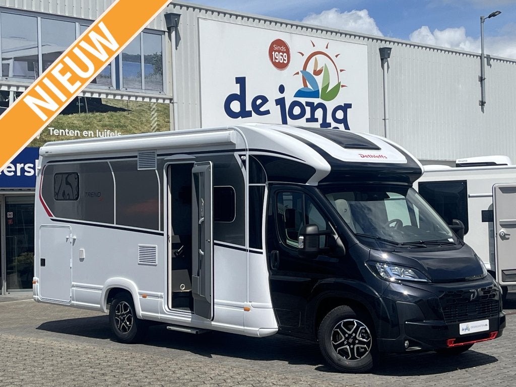 Dethleffs Trend Active T 7057 EBL Luifel - Face to Face, Caravans en Kamperen, Automaat, Koelkast, Ringverwarming, Fiat