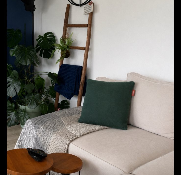 Stoov warmtekussen, Huis en Inrichting, Woonaccessoires | Kussens, Ophalen, Zo goed als nieuw, Groen, Vierkant