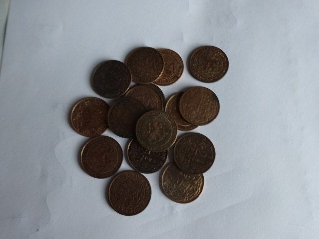 16 stuks 2 ½  cent, Verzenden, Koningin Wilhelmina