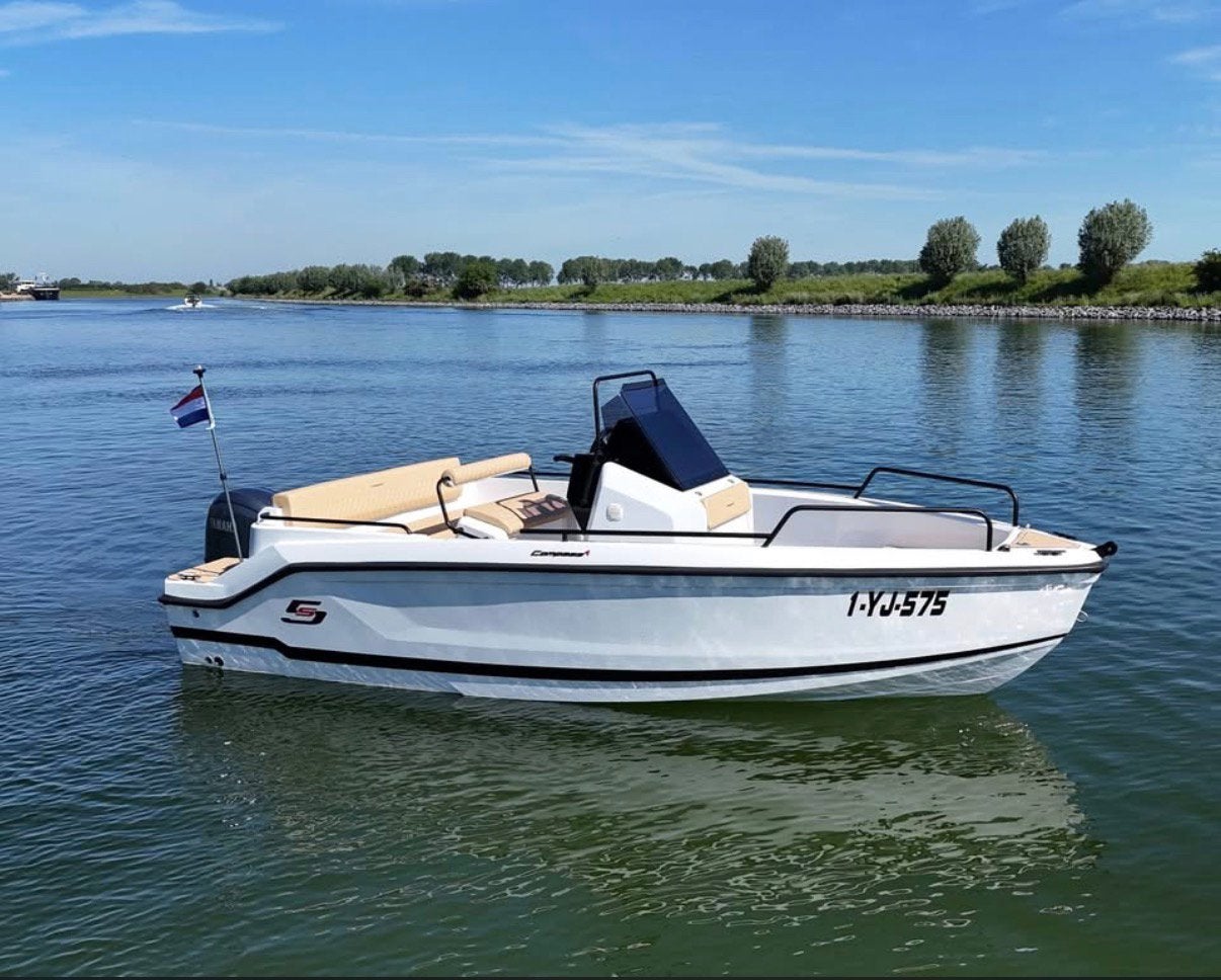 Compass 5s, Watersport en Boten, Vis- en Consoleboten, Overige merken, Binnenboordmotor, Viertaktmotor, 70 pk