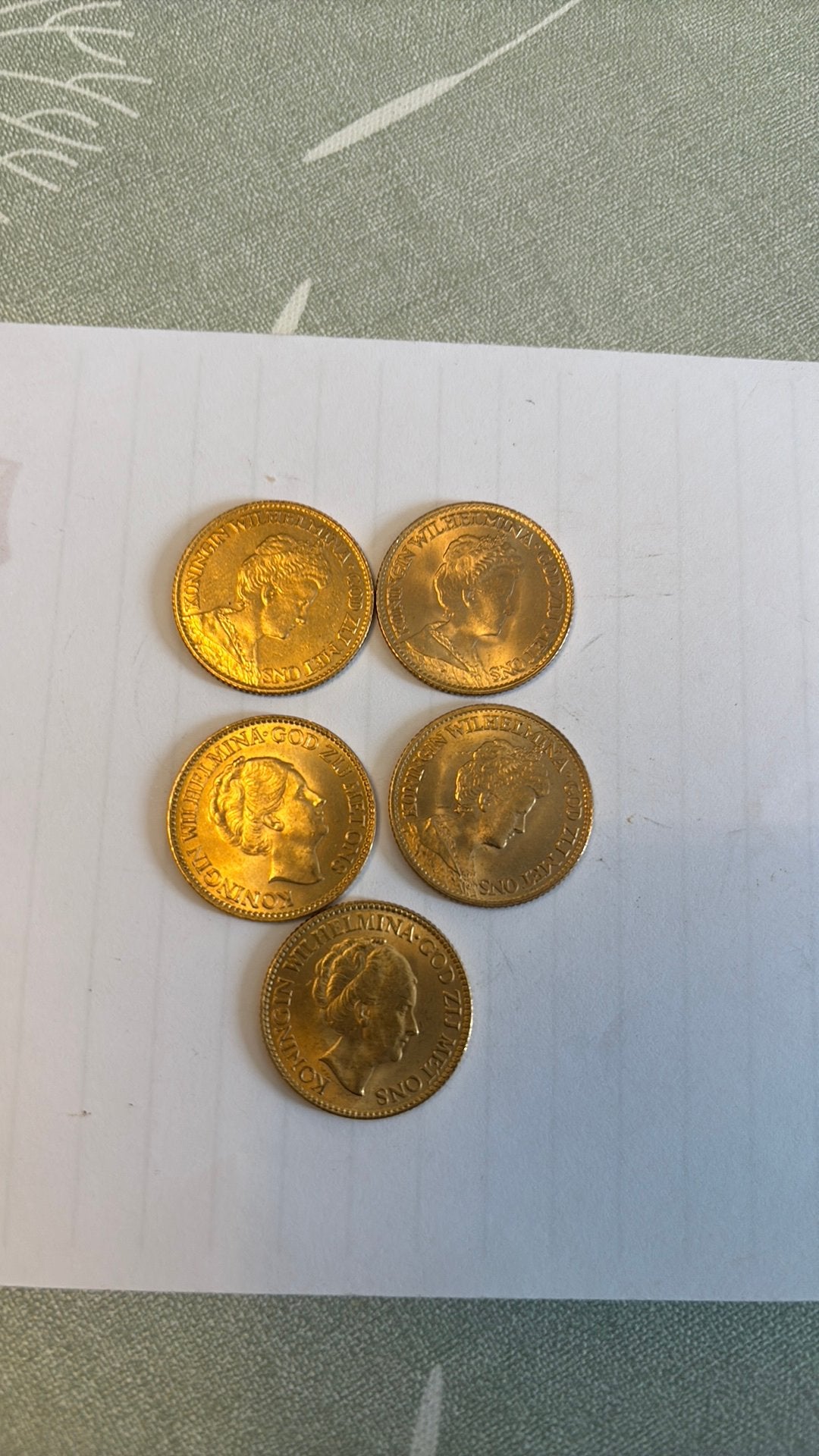 Gouden tientjes, Ophalen, Koningin Wilhelmina, 10 gulden