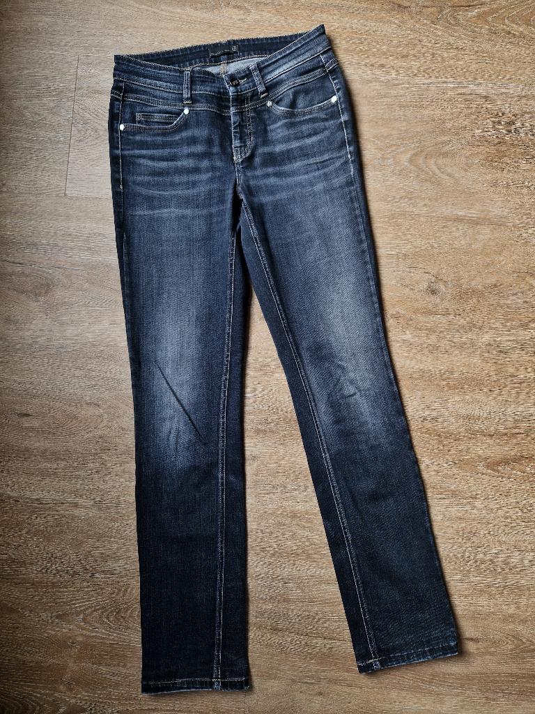 Zwarte jeans / spijkerbroek van Cambio - Maat 38, Cambio, Zwart, Ophalen of Verzenden, W30 - W32 (confectie 38/40)