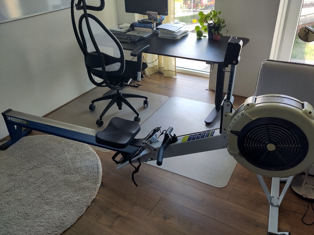 Ergometer concept 2, Sport en Fitness, Ophalen, Gebruikt, Benen, Metaal