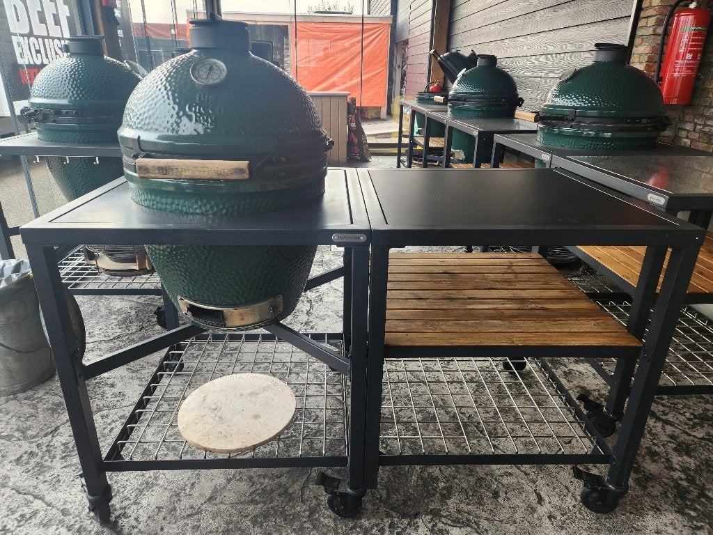 Big Green Egg Outdoor Kitchen Set, Ophalen of Verzenden, Zo goed als nieuw, Big Green Egg, Met accessoires