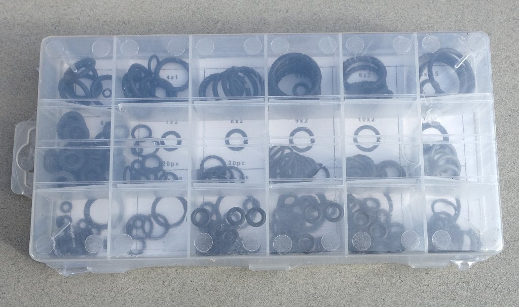 o ringen set 225 st. / meest voorkomende maten - nieuw, Ophalen of Verzenden, Nieuw, Overige typen