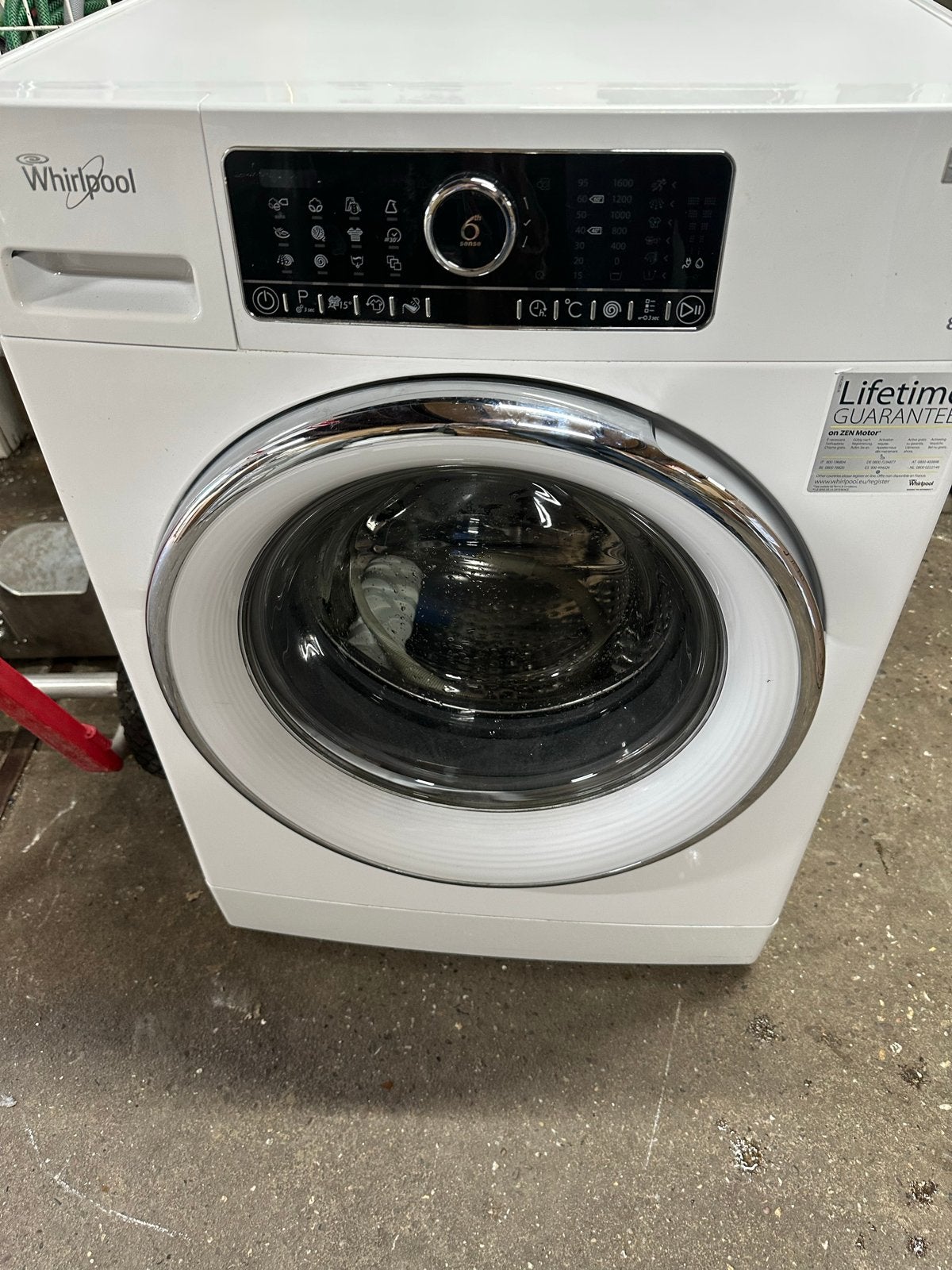 Whirlpool Wasmachine - Zo goed als nieuw, Ophalen of Verzenden, Zo goed als nieuw, Voorlader, 85 tot 90 cm