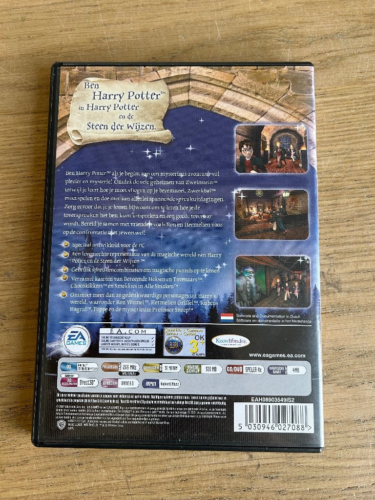PC Harry Potter en de Steen der Wijzen, Spelcomputers en Games, Avontuur en Actie, 1 speler, Ophalen of Verzenden, Zo goed als nieuw