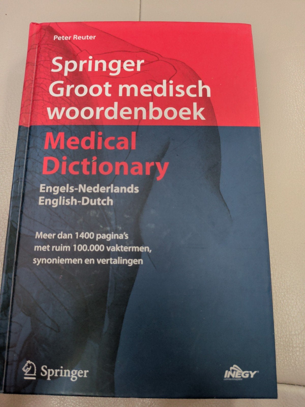 Springer Groot medisch woordenboek Engels-Nederlands, Boeken, Overige uitgevers, Ophalen of Verzenden, Zo goed als nieuw, Peter Reuter