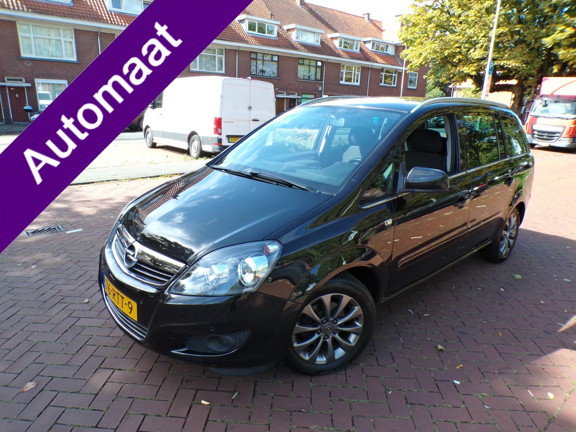 Opel Zafira 1.8 Edition AUTOMAAT DISTRIBUTIERIEM VERVANGEN 7, Gebruikt, Zwart, Zafira, 1403 kg