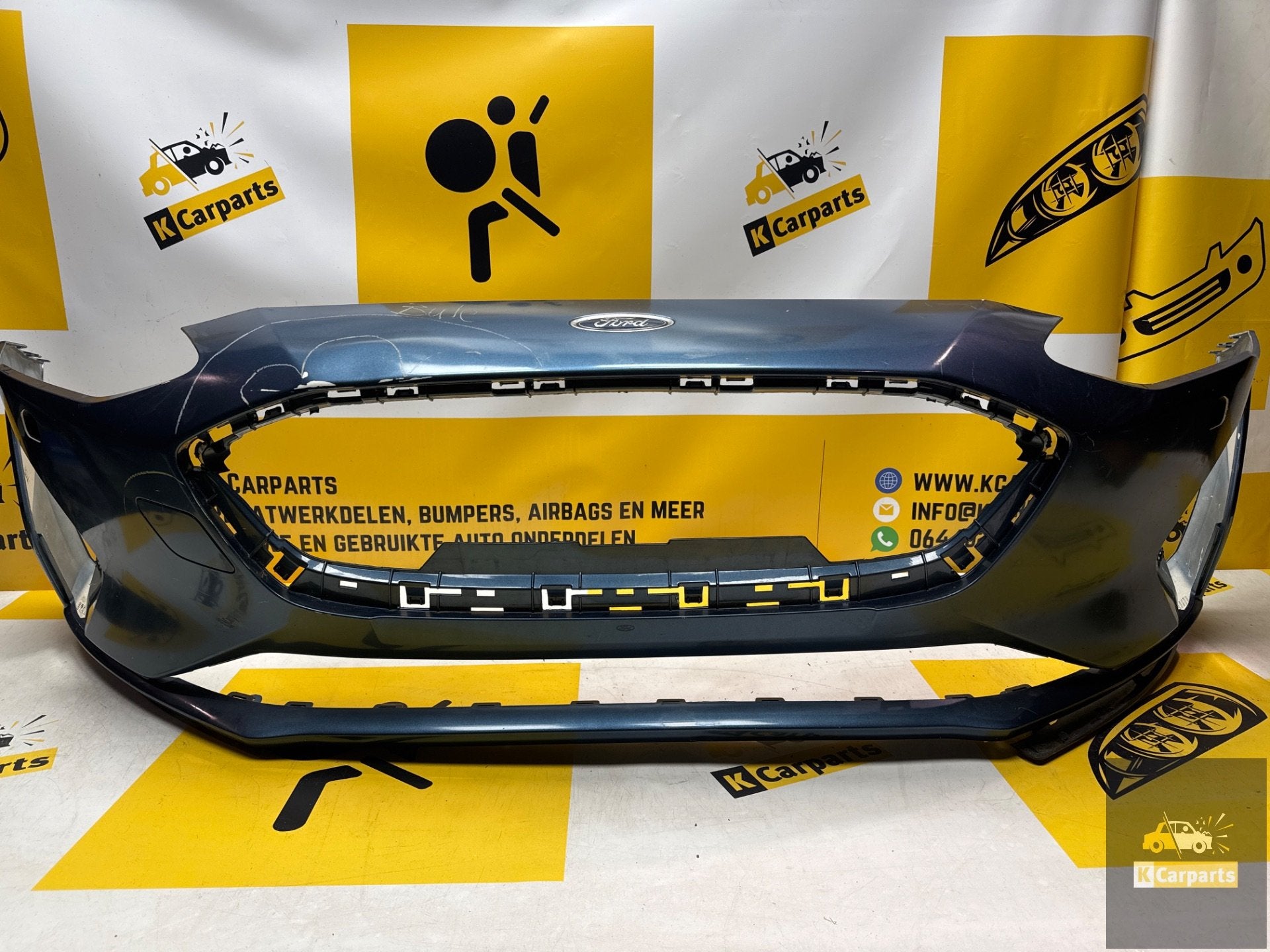 Ford Focus ST Voorbumper origineel KLS JX7B-17757-S, Info@fabrikant.eu, Ophalen of Verzenden, Ford, Bumper