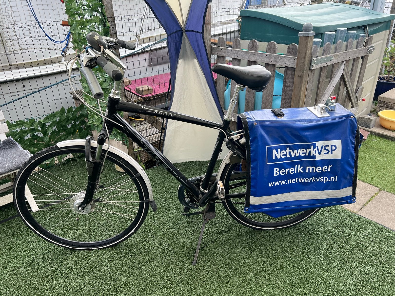 Trek fiets met lage instap en versnellingen, Fietsen en Brommers, Fietsen | Dames | Damesfietsen, Velgrem, Ophalen, Overige merken