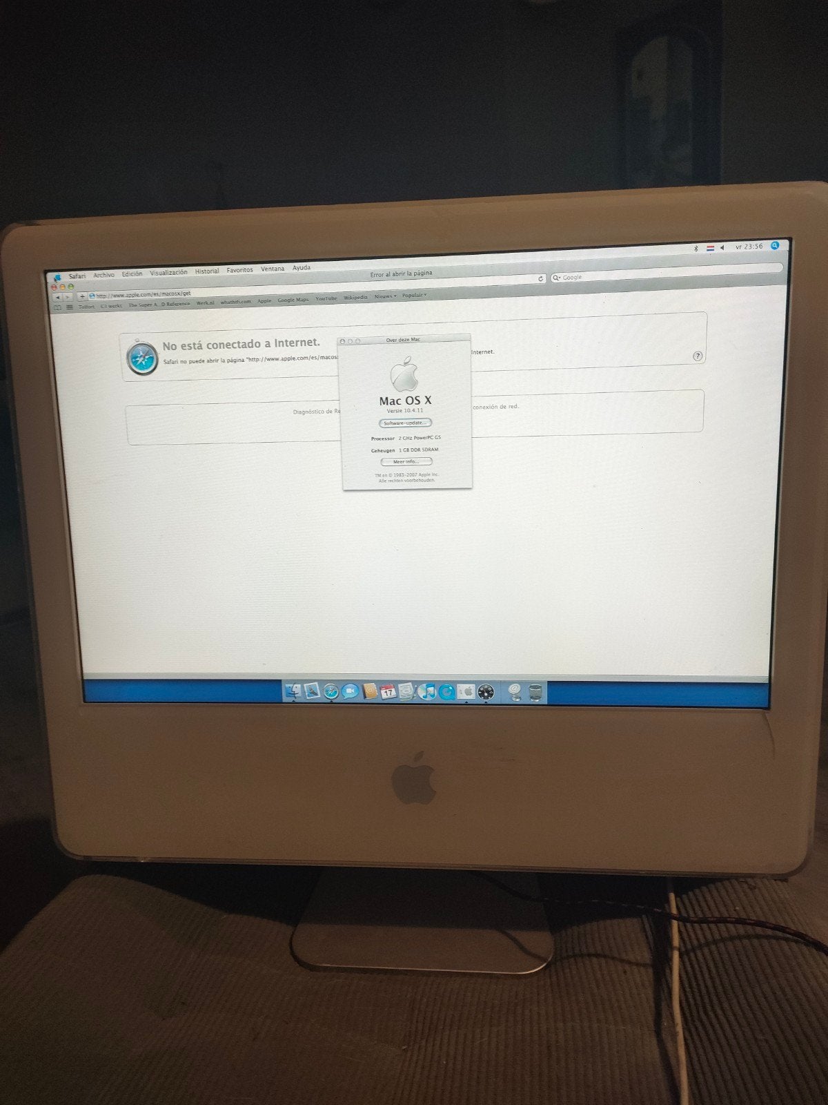 Apple iMac G5 met Mac OS X 10.4.11, Computers en Software, Gebruikt, IMac, Onbekend, Ophalen of Verzenden