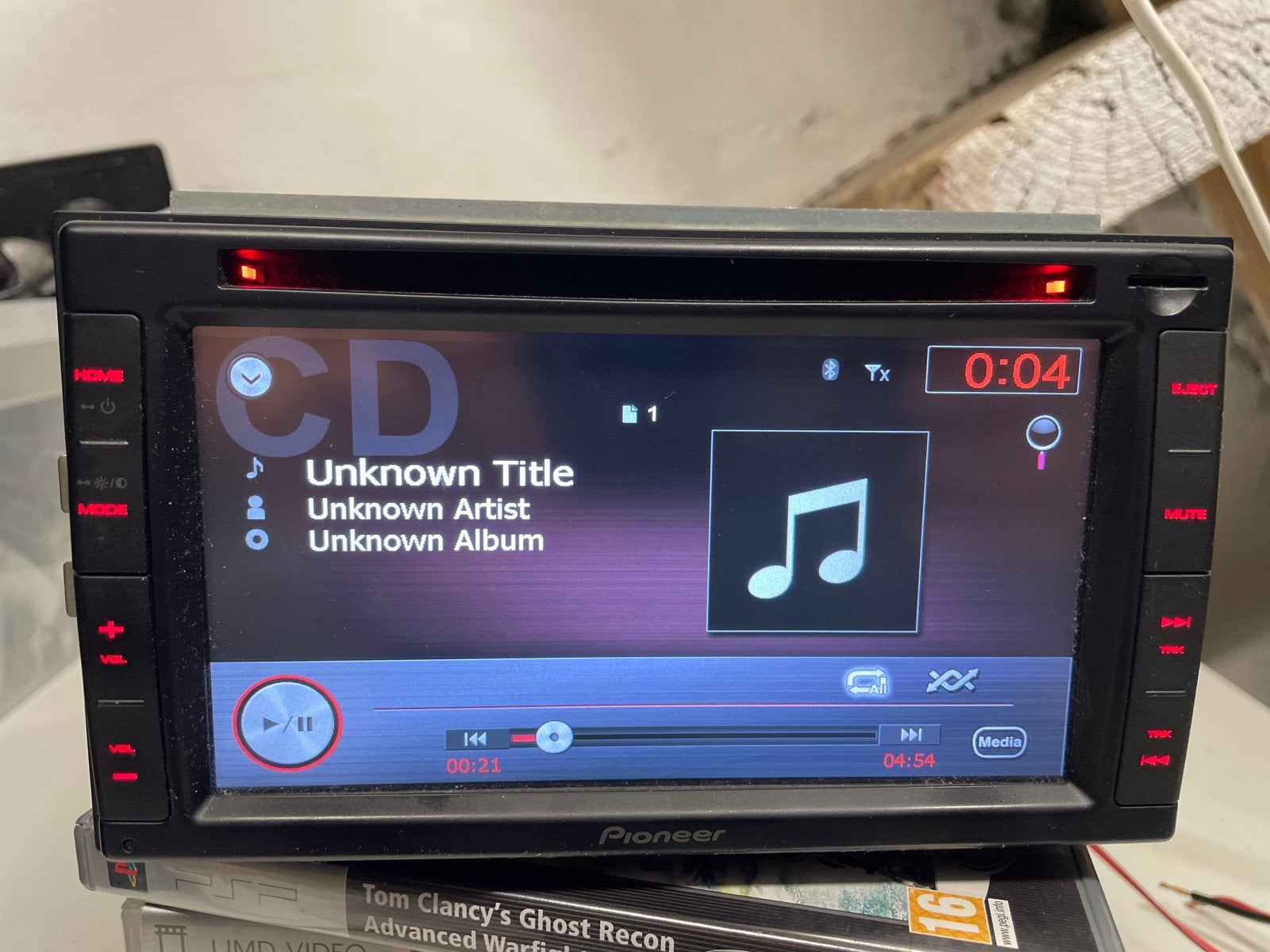 Pioneer AVIC F550BT Autoradio met touchscreen en Bluetooth, Ophalen of Verzenden, Gebruikt