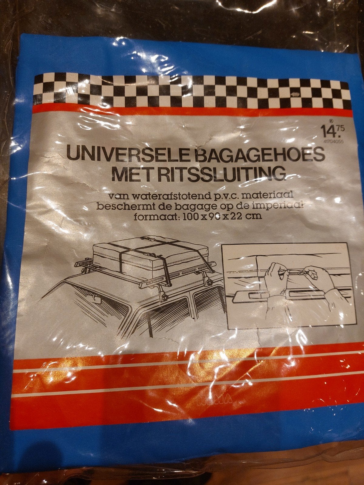 Bagagehoes PVC 100 x 90 x 22 cm, Ophalen of Verzenden, Gebruikt