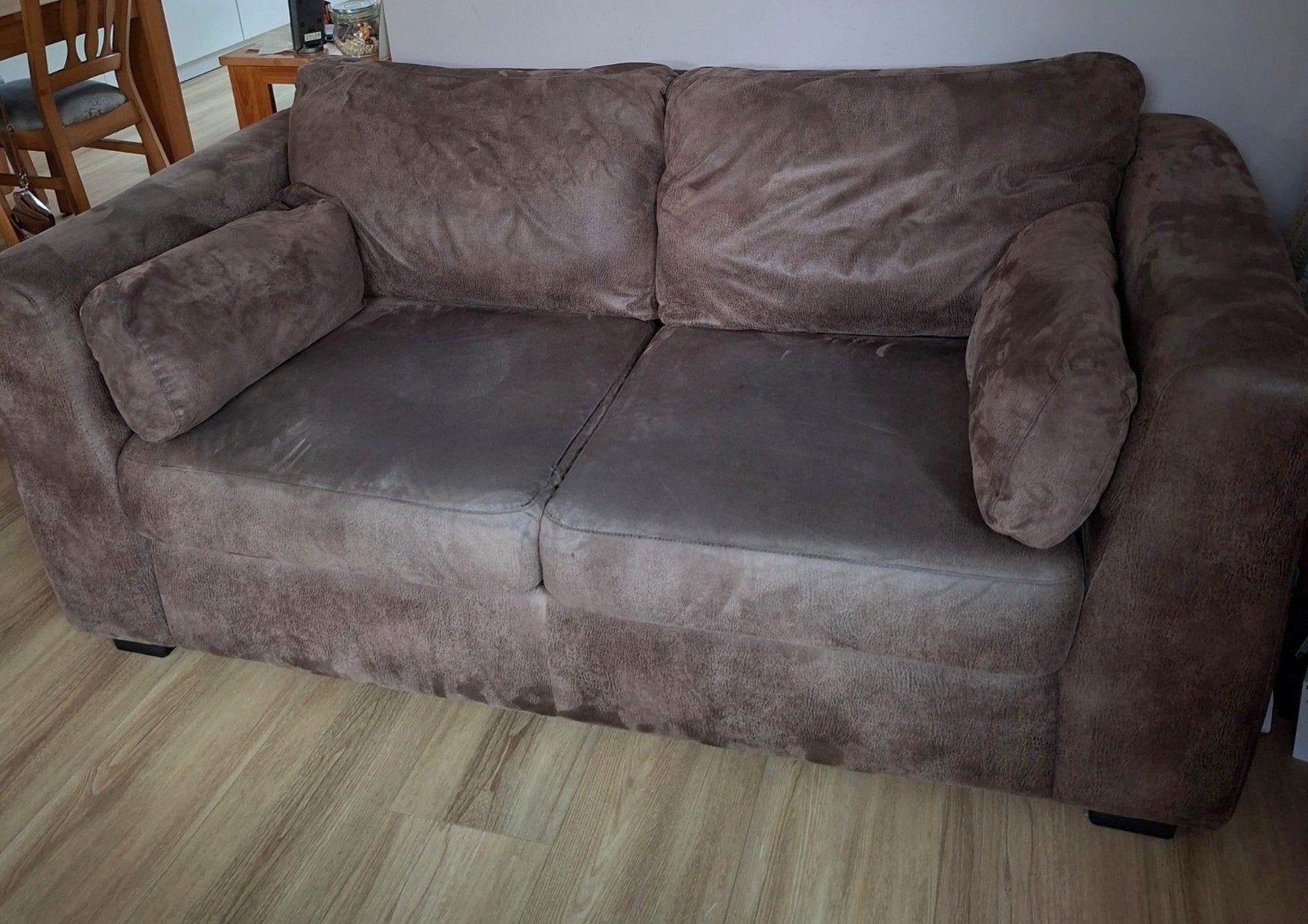 Twee tweezitsbanken, Ophalen, Gebruikt, 150 tot 200 cm, Tweepersoons