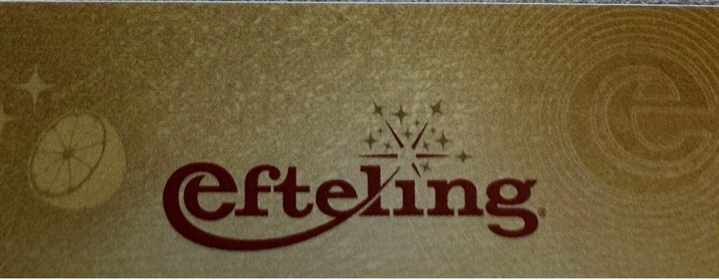 Efteling kaartje, Eén persoon, Ticket of Toegangskaart