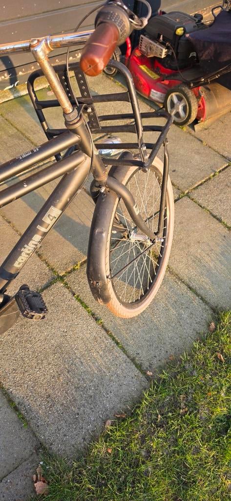 Cortina U4 Transportfiets Zwart, Fietsen en Brommers, Fietsen | Dames | Damesfietsen, Gebruikt, Versnellingen, 56 cm of meer, Ophalen