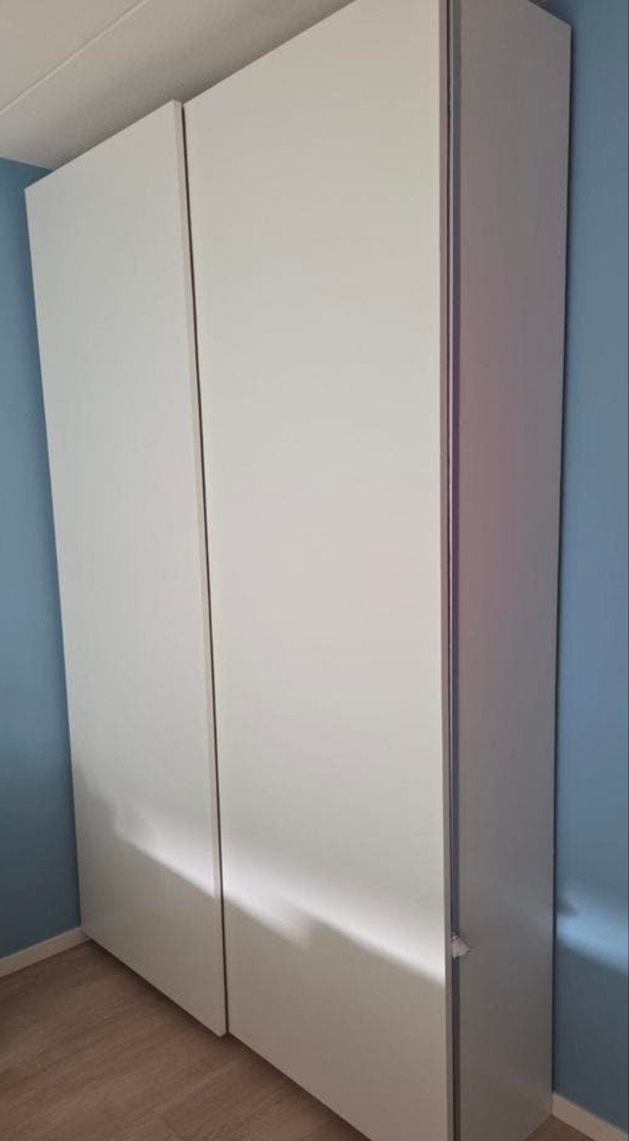 HASVIK schuifdeuren voor PAX kast 2x 75x229 cm incl. rails, Huis en Inrichting, Kasten | Kledingkasten, Ophalen, Gebruikt, 100 tot 150 cm