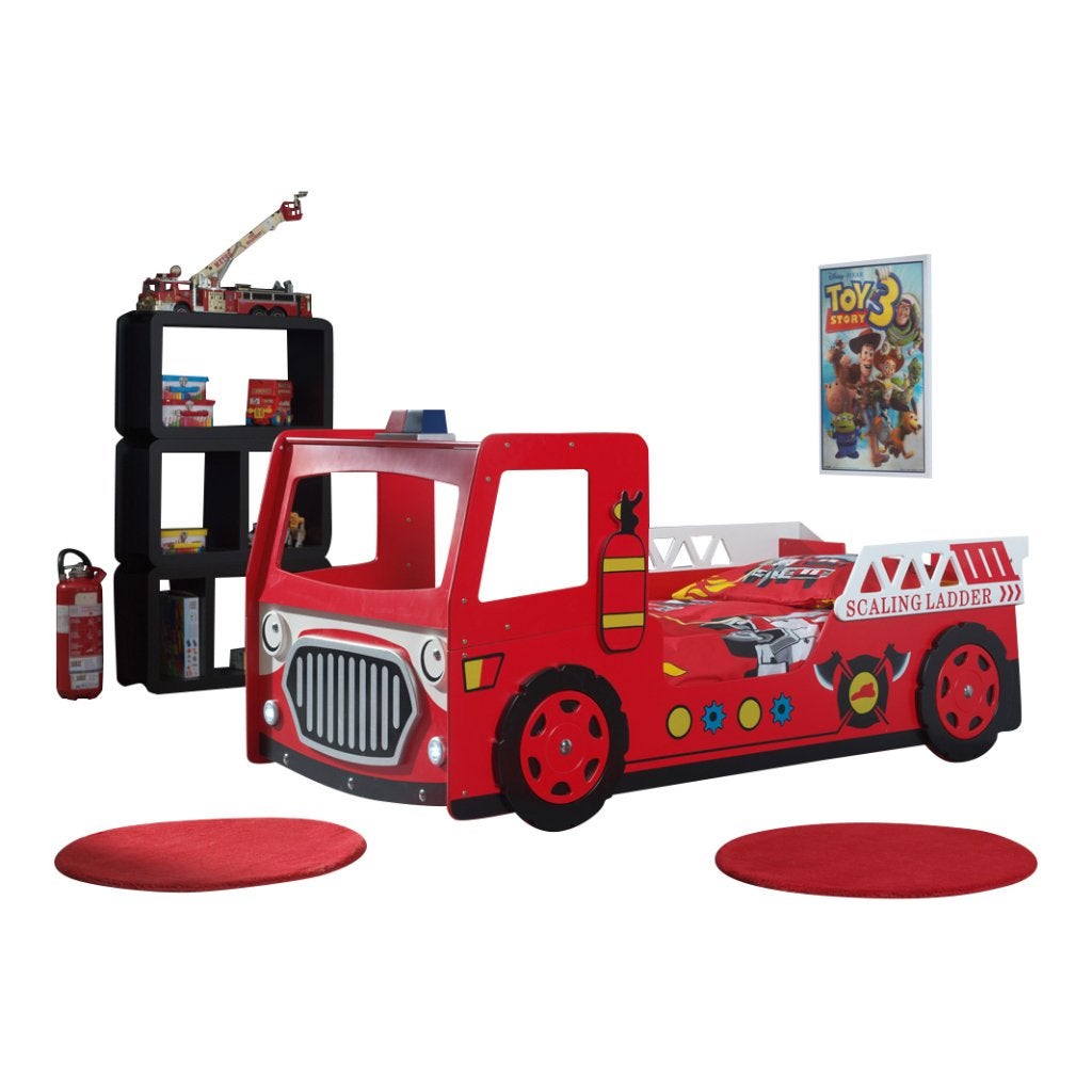 Fire Truck brandweerbed - 90x200 - Rood, Kinderen en Baby's, Niet ingevuld, Niet ingevuld, Niet ingevuld