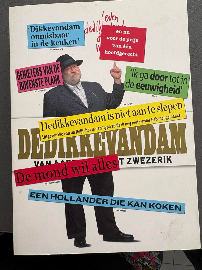 De Dikke van Dam: Kookboek van Johannes van Dam, Boeken, Ophalen of Verzenden, Zo goed als nieuw, Nederland en België, Voorgerechten en Soepen