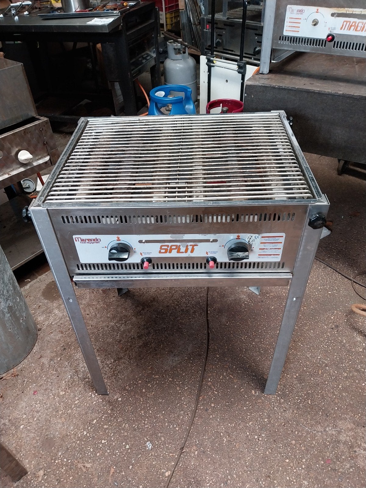 Professionele Maranado Split Gas Grill BBQ, Ophalen, Gebruikt, Maranado