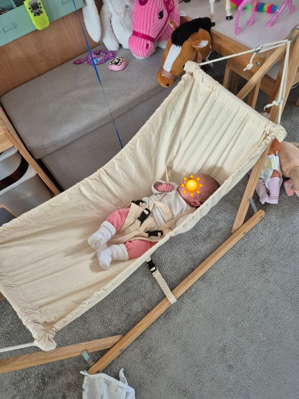 Koala Amazonas baby hangmat, Kinderen en Baby's, Babywiegjes en Ledikanten, Ophalen of Verzenden, Zo goed als nieuw, Overige typen