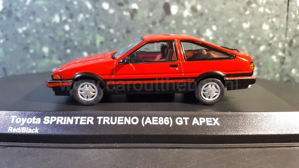 Toyota Sprinter Trueno rood 1:43 Kyosho, Hobby en Vrije tijd, Modelauto's | 1:43, Nieuw, Auto, Kyosho, Verzenden
