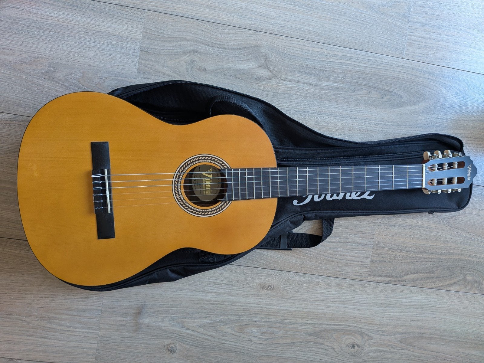 Valencia C204 klassieke gitaar complete set, Muziek en Instrumenten, Ophalen of Verzenden, Klassieke of Spaanse gitaar